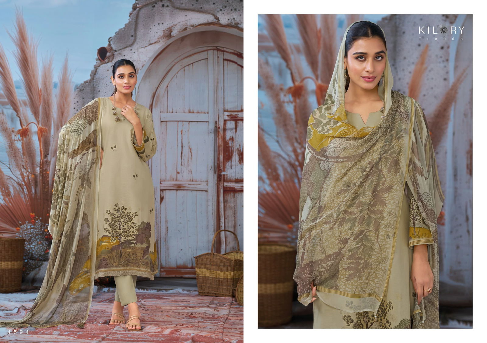 Devine By Kilory Cotton Linen Printed Salwar Kameez Exporters In India